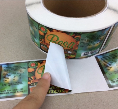 廠家訂做 PEV不干膠標(biāo)簽 飲料瓶不干膠貼紙 食品卷筒不干膠印刷
